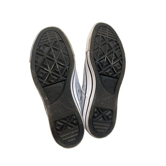 Converse All Star Chuck Taylor Gray Slip-On Sneakers With Galaxy Print Interior - Picture 4 of 8